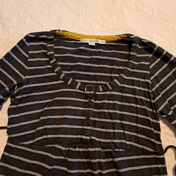 Boden women's size US 4 2 tone gray tunic maternity top VGUC - Picture 2 of 6